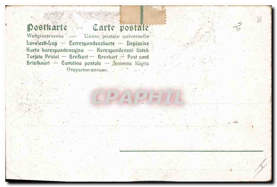 CPA Fantaisie Illustrateur Femme T'en as un ?  — Rückseite