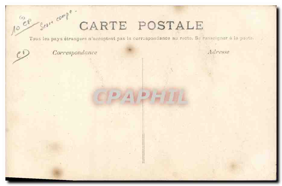 CPA Jeanne d'Arc brulee vive a Rouen  — Rückseite