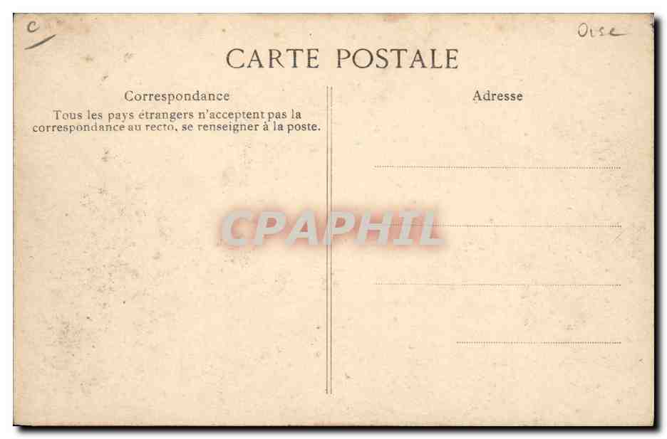 CPA Fetes de Jeanne d'Arc Compiegne  — Verso