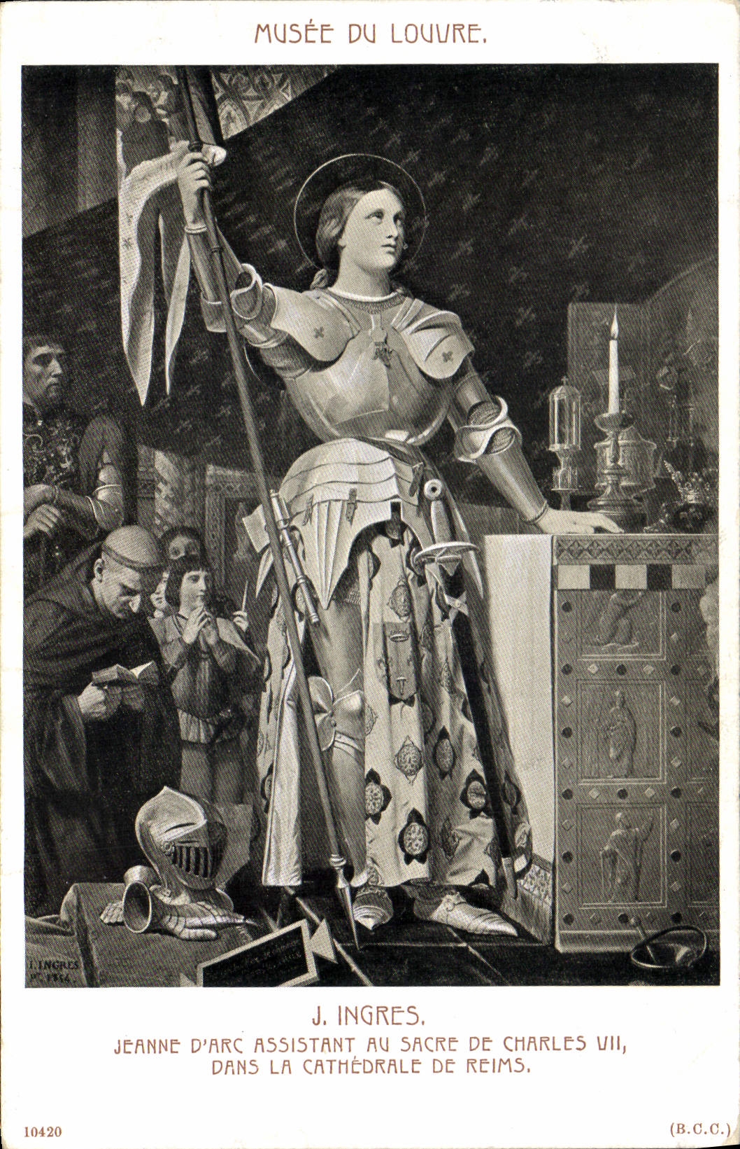 CPA Jeanne d'Arc Paris Musee du Louvre Ingres 