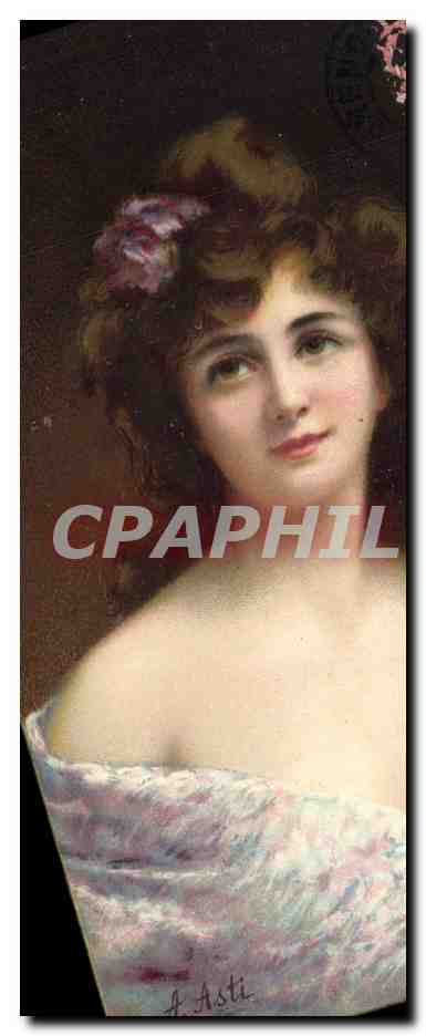 CPA Fantaisie Illustrateur Asti Femme 