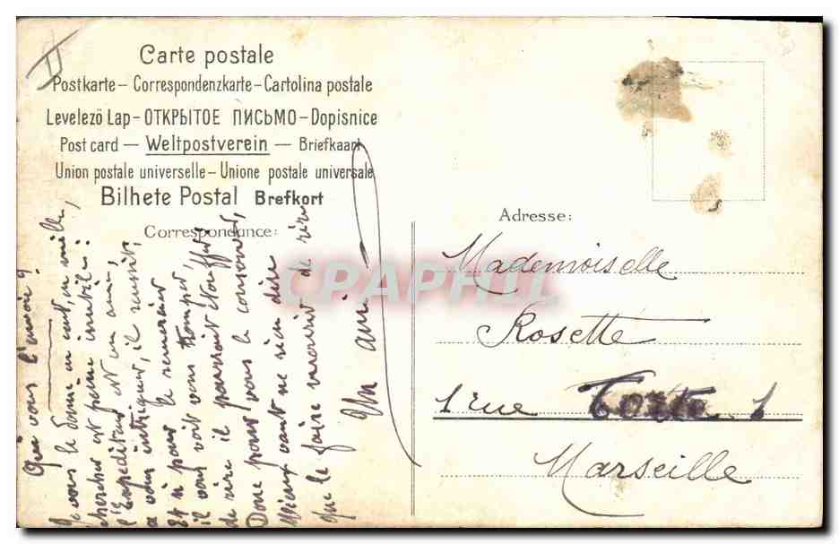 CPA Fantaisie Illustrateur Asti Femme  — Rückseite