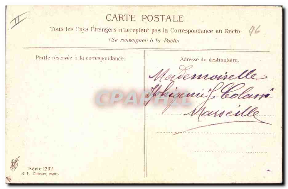 CPA Fantaisie Illustrateur Asti Femme  — Rückseite