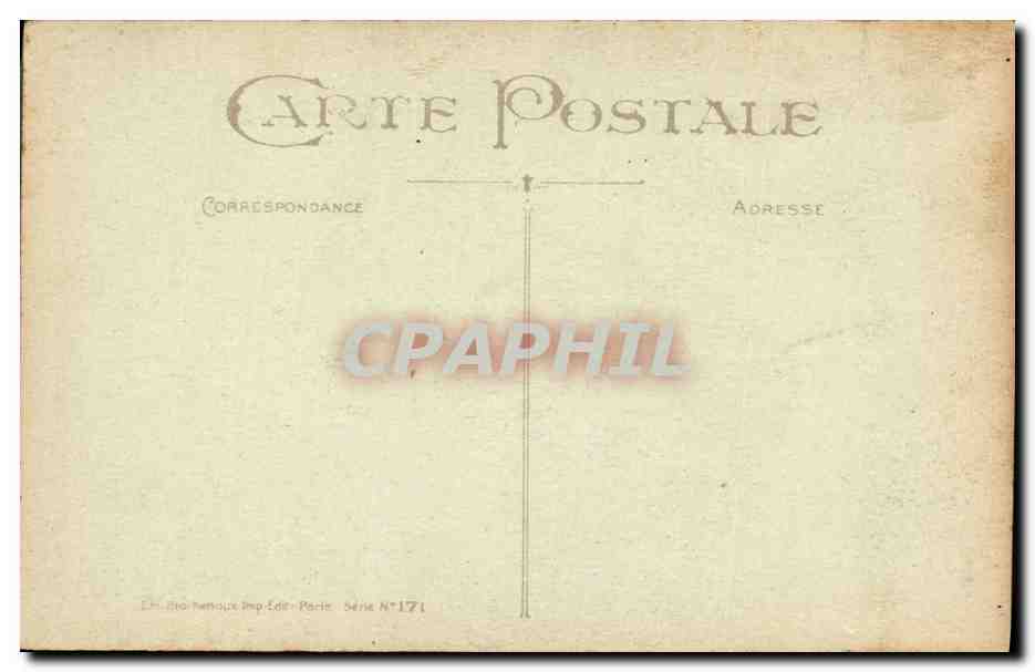 CPA Fantaisie Illustrateur Griff Hommes  — Rückseite