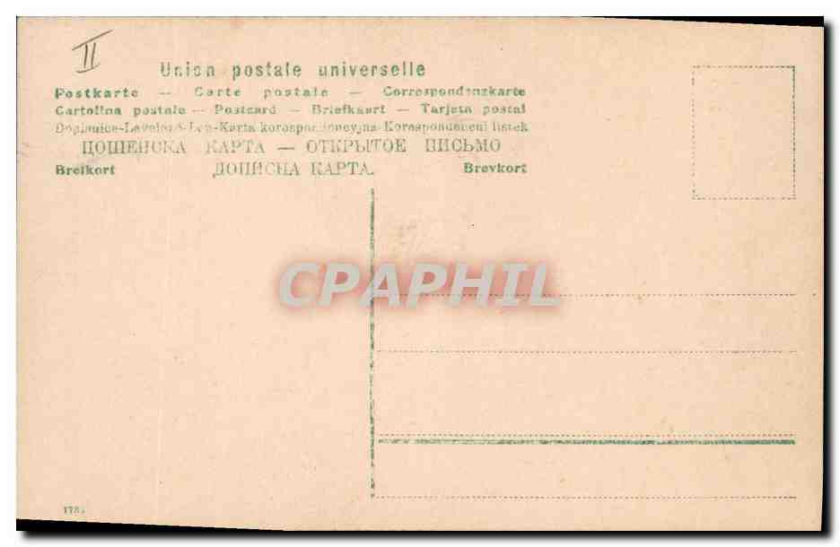 CPA Fantaisie Bonhomme de neige Enfant  — Rückseite
