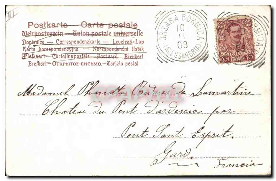 CPA Fantaisie Bonhomme de neige Enfants  — Rückseite