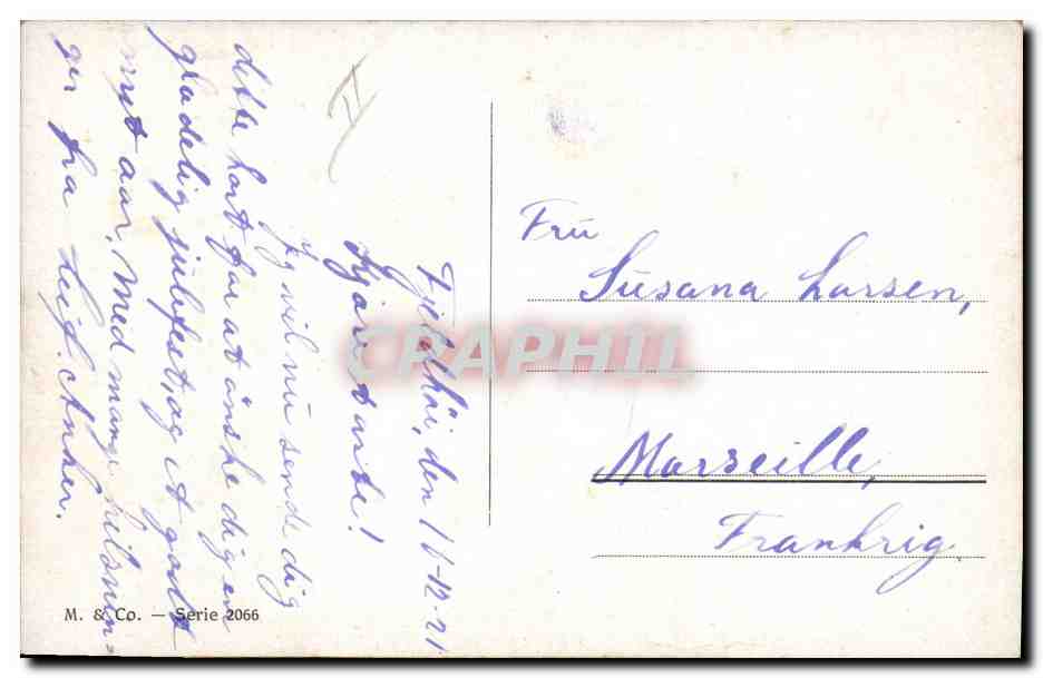 CPA Fantaisie Bonhomme de neige Enfant  — Rückseite