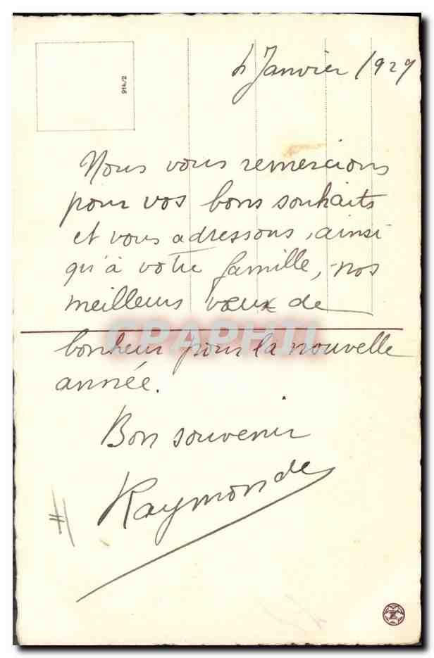 CPA Fantaisie Bonhomme de neige Enfant Bonne annee  — Rückseite