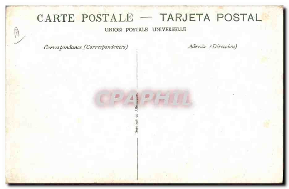 CPA Corrida Course de taureaux Jeu des Picadors  — Rückseite