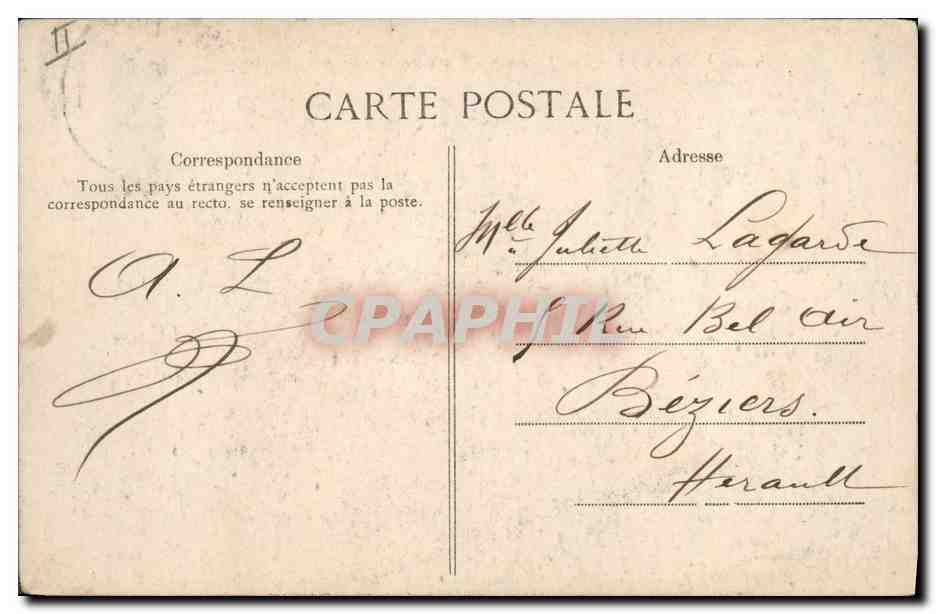 Le Havre — La "Provence" entrant au port par gros temps — éditeur inconnu, n° 280 — Reverso