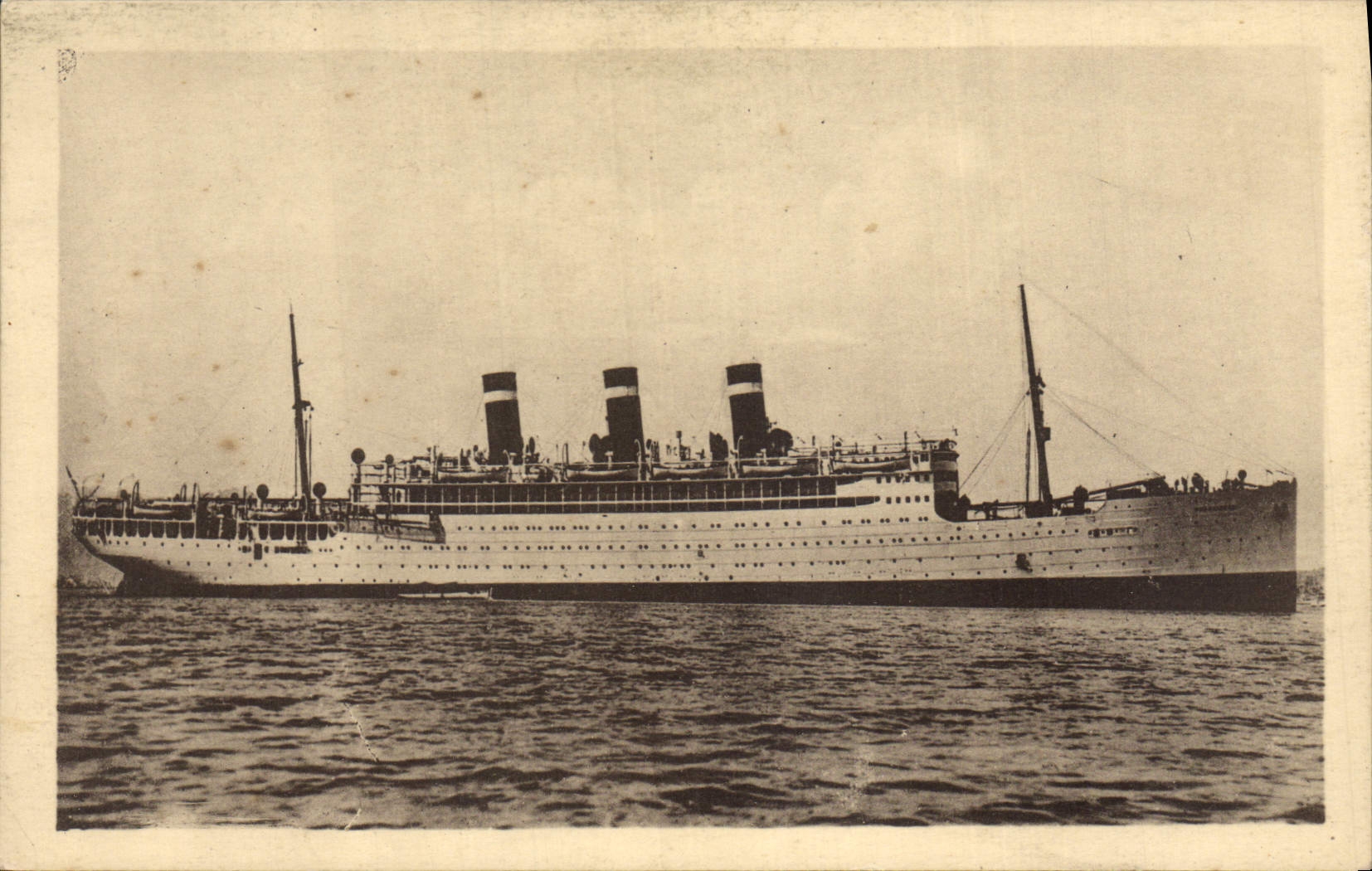 CPA Bateau Paquebot Cie Cyp Fabre SS Providence 