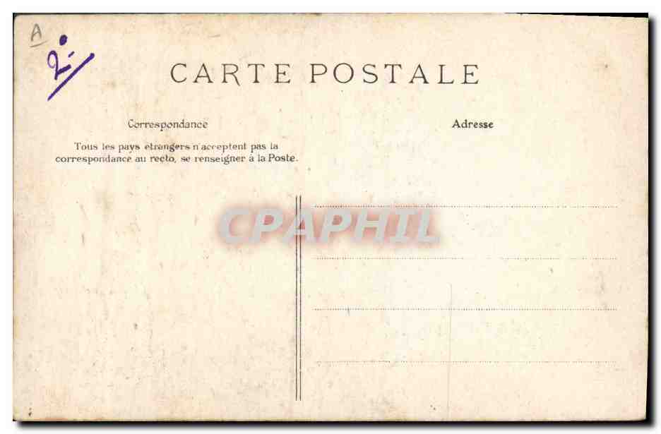 CPA Folklore Jeune fille d'Hennebont Costume de fete  — Verso