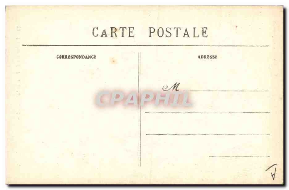 CPA Folklore Fille et Gas de Plougastel Daoulas  — Verso