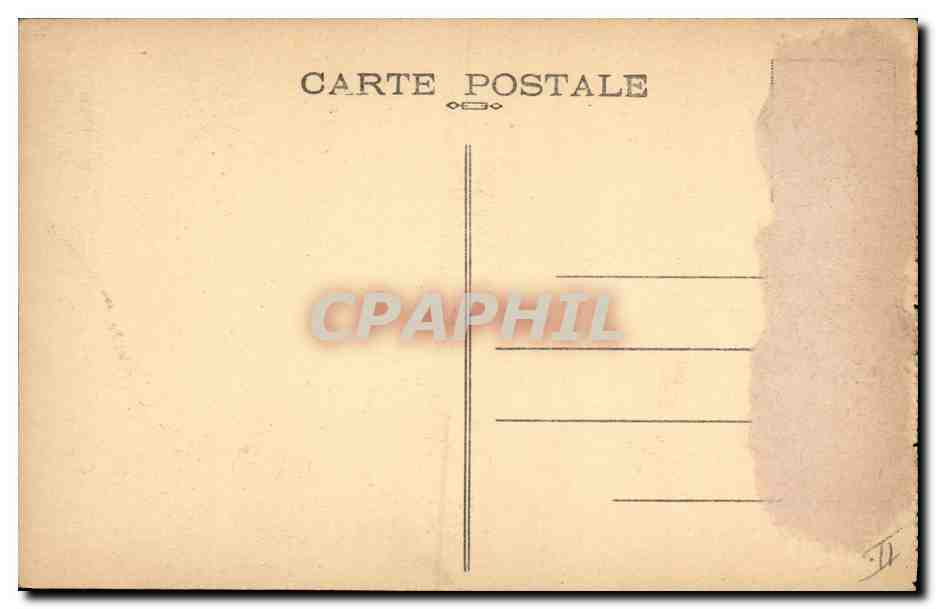 CPA Folklore Femme de Plougastel Daoulas  — Rückseite