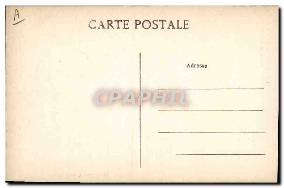 CPA Folklore Jeune fille de Pont L'Abbe Profil de la coiffe  — Verso