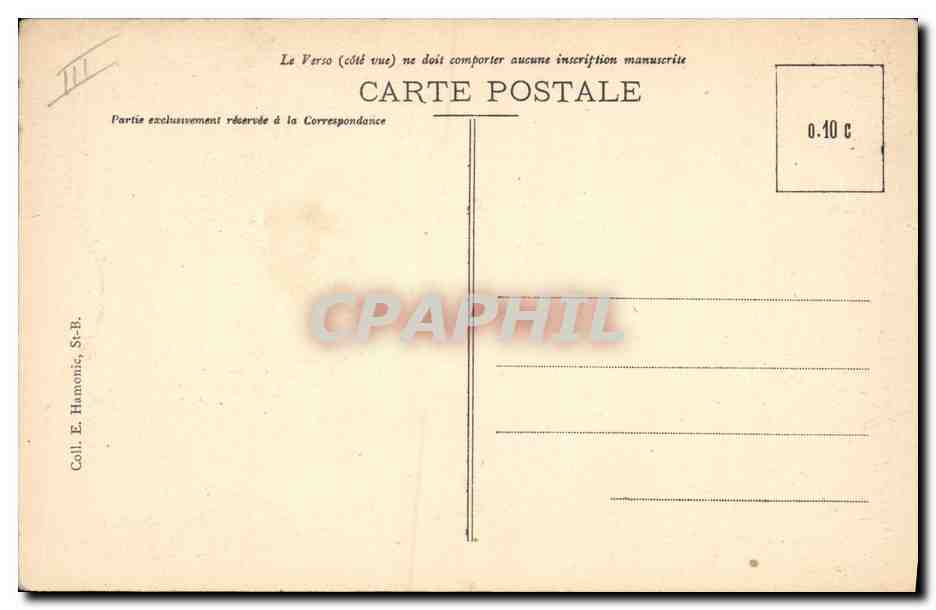 CPA Folklore Coiffe du pays de Paimpol Treguier Quingamp  — Verso