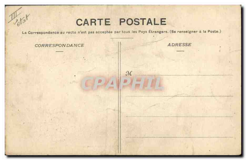 CPA Folklore Jeune fille de Douarnenez en costume de fete  — Rückseite