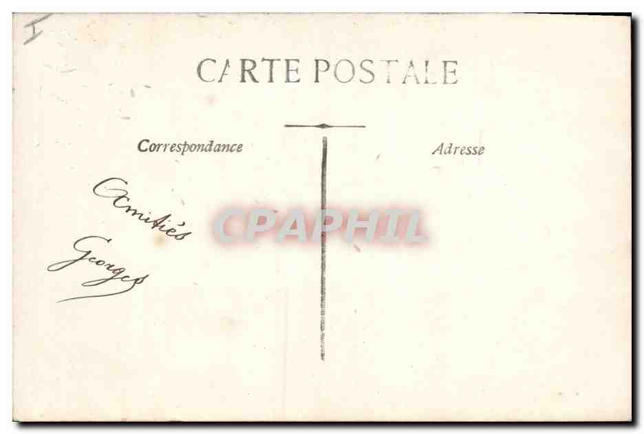 CPA Fantaisie Paques 1er Avril Enfant  — Rückseite