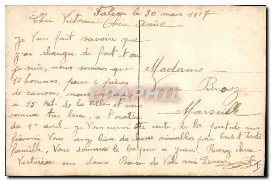 CPA Fantaisie Paques 1er Avril Femme Peche  — Rückseite