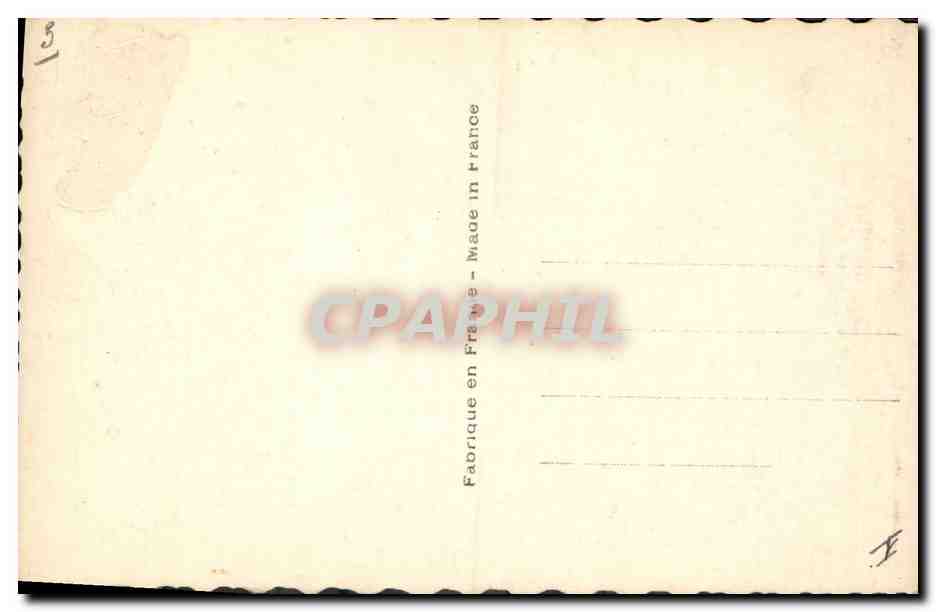 CPA Fantaisie Paques 1er Avril Enfant Fer a cheval  — Rückseite