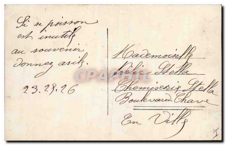 CPA Fantaisie Paques 1er Avril Homme  — Rückseite