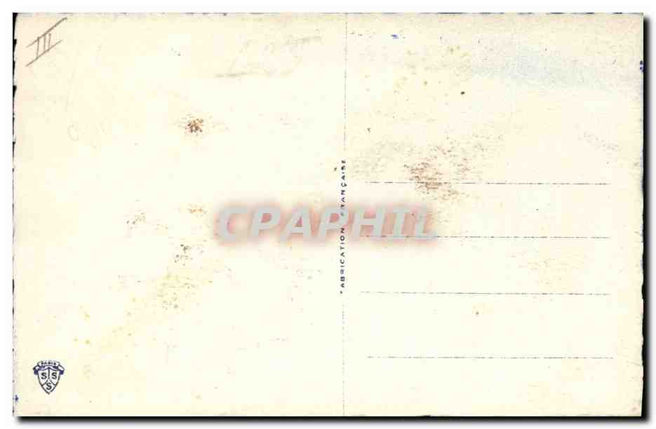 Poisson — avec enveloppe et rose — CPAPHIL — Verso