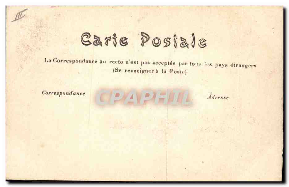 CPA Fantaisie Enfant Poussette Automobile  — Rückseite