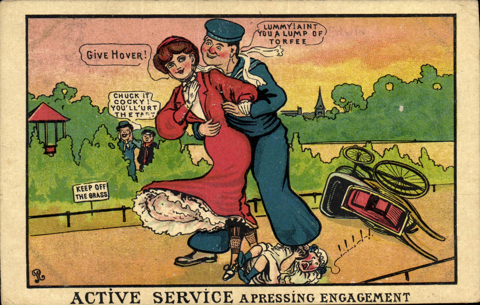 Active Service A Pressing Engagement — H. Vertigen & Co. London