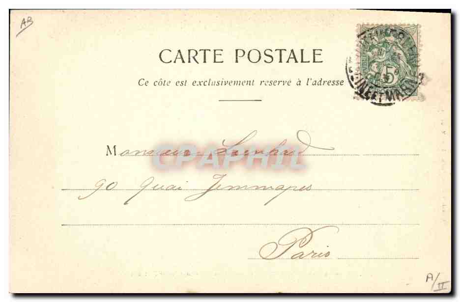 Chasse à Courre en Forêt de Fontainebleau — En route pour l'attaque — Tribault, éditeurs, Fontainebleau-Meaux — n° 134 — Verso