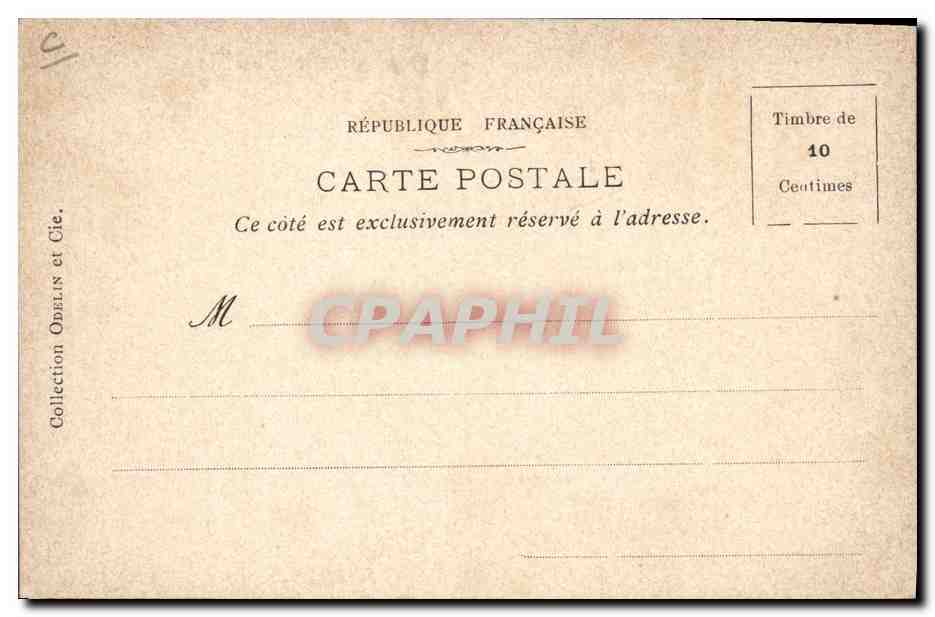 CPA Des vieux souliers Rue St Jean St ouen Chaussures  — Rückseite