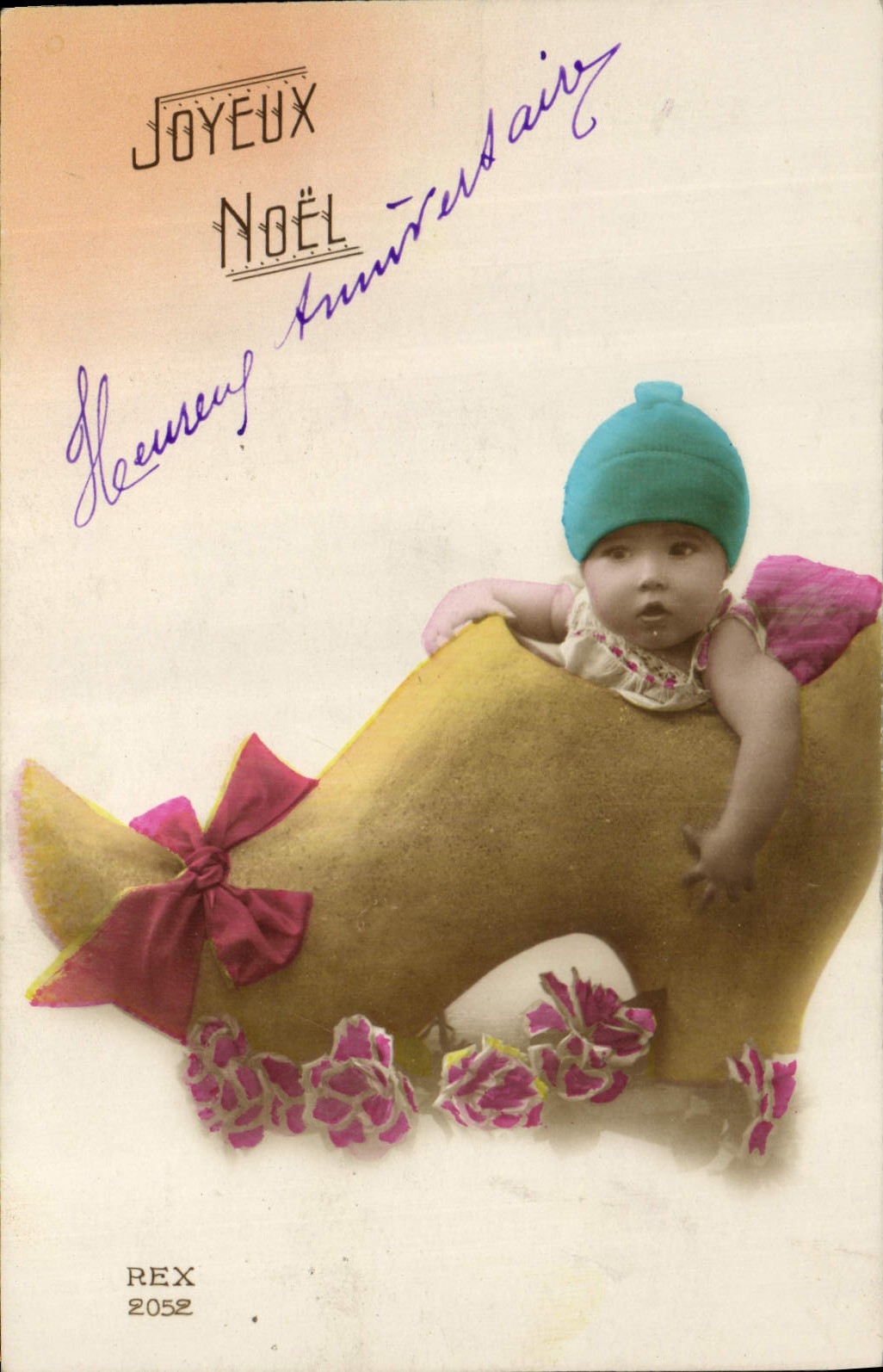 CPA Fantaisie Enfant Sabot 
