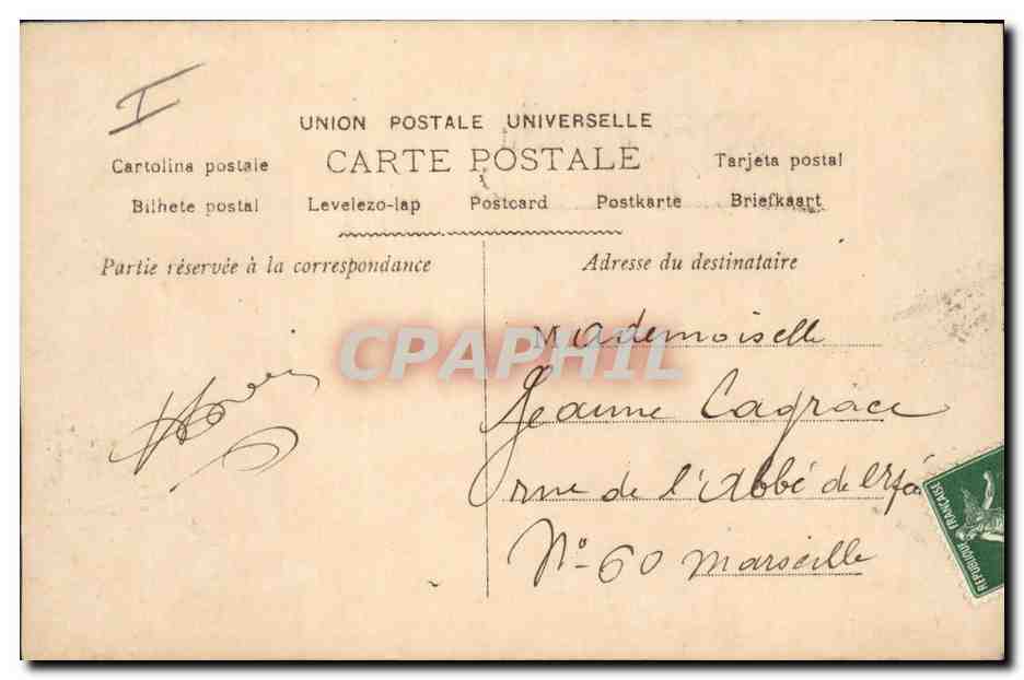 CPA Fantaisie Enfant Sabot  — Rückseite