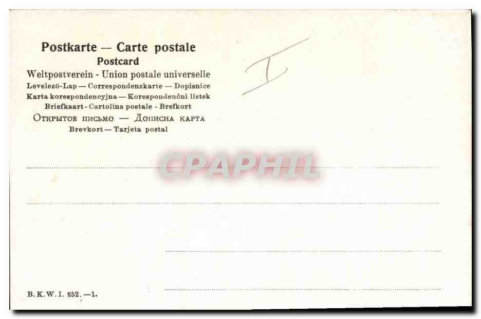 CPA Fantaisie Enfant Bateau de peche Sabot  — Rückseite