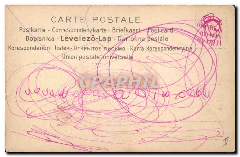 CPA Fantaisie Illustrateur Enfant  — Rückseite