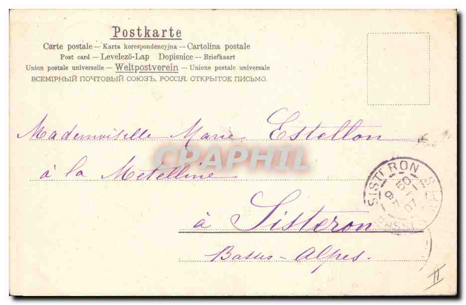 CPA Fantaisie Illustrateur Femme  — Rückseite