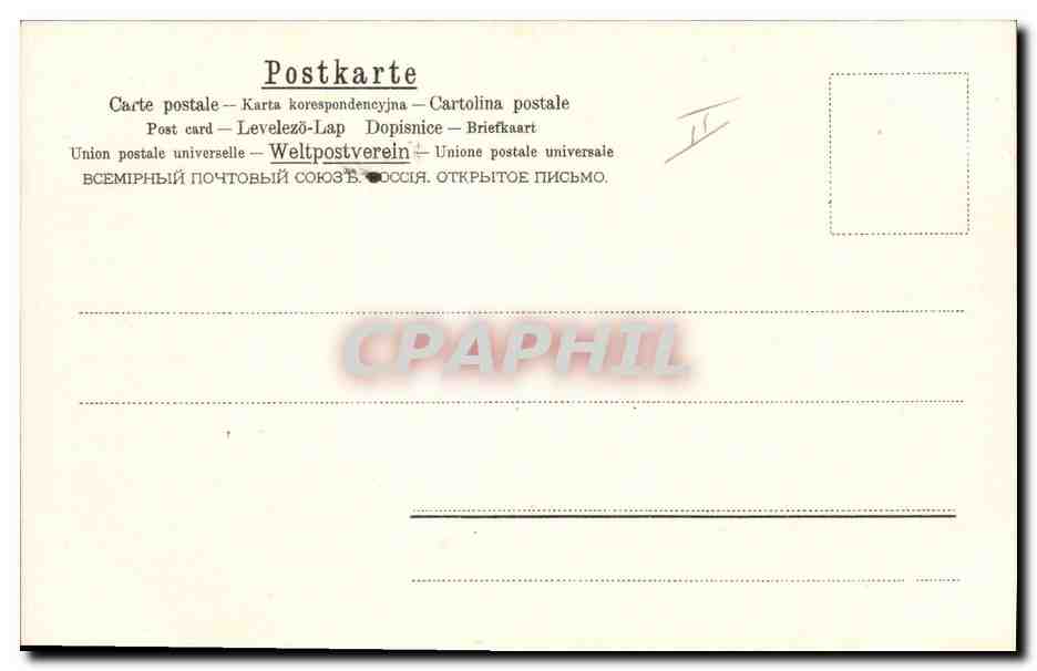 CPA Fantaisie Illustrateur Femme  — Rückseite