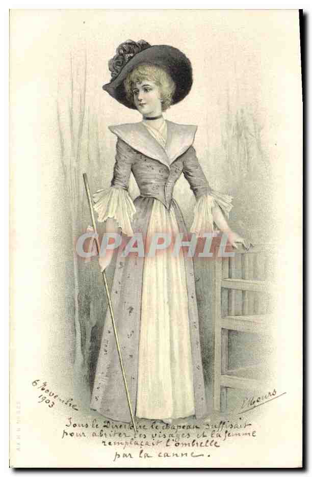 CPA Fantaisie Illustrateur Femme 