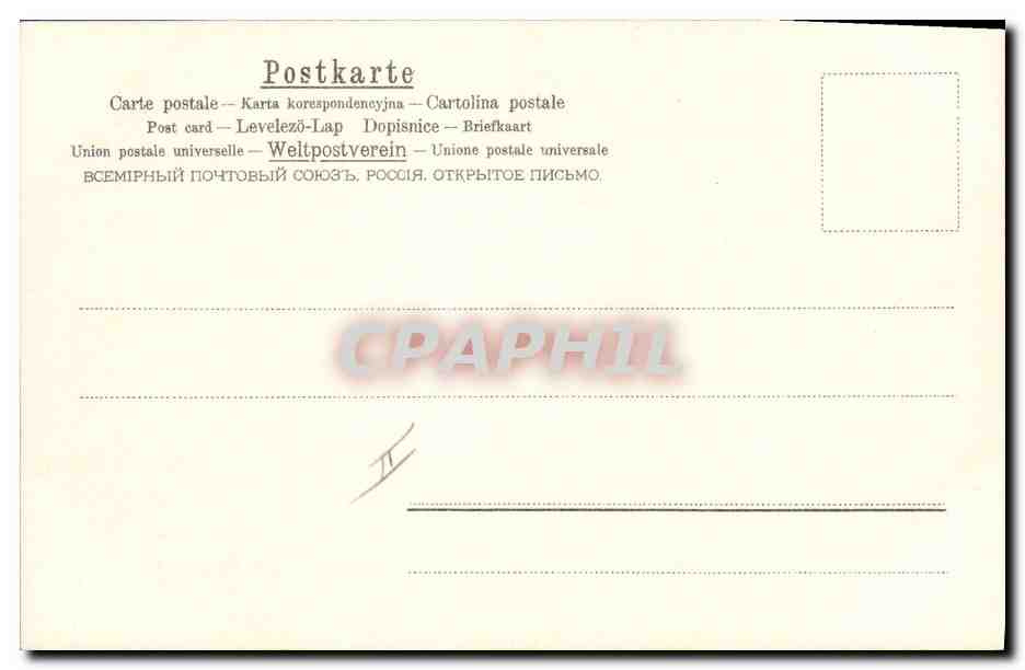 CPA Fantaisie Illustrateur Femme  — Rückseite