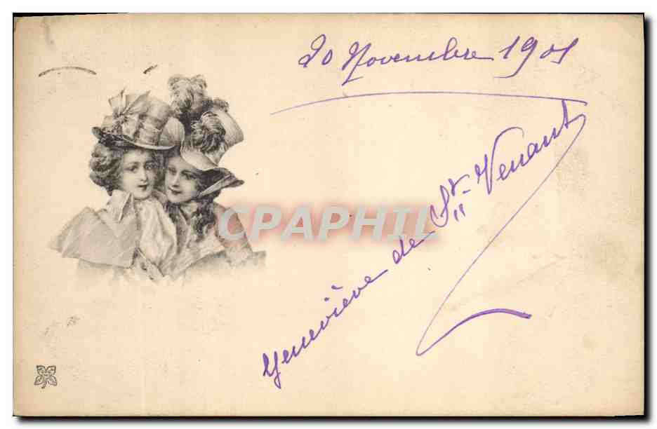 CPA Fantaisie Illustrateur Femmes 