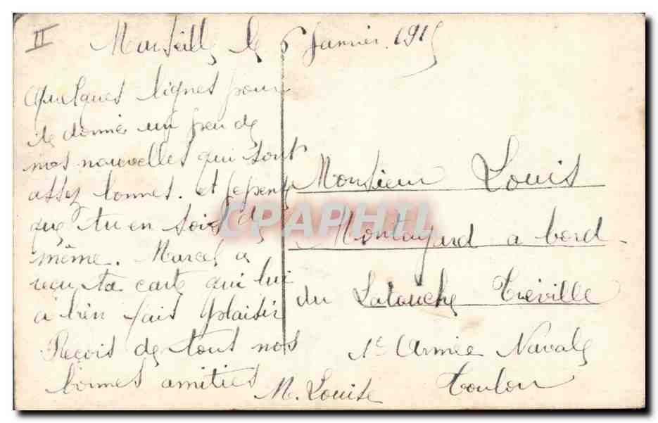 CPA Jeanne d'Arc Le chevalier Baudricourt de Vaucouleurs cede le commandement a Jeanne d'Arc  — Rückseite