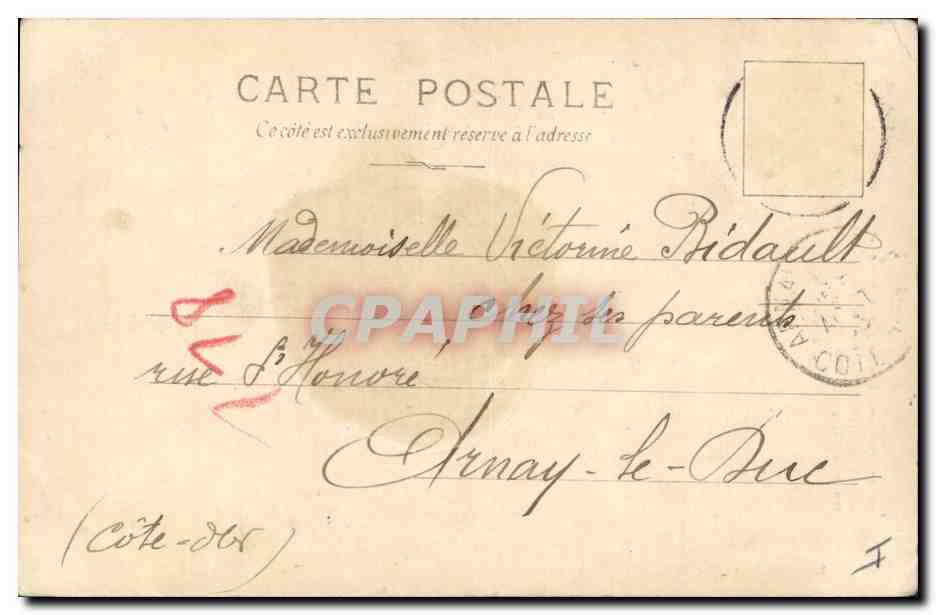CPA Jeanne d'Arc Prisonniere de Compiegne livree aux Anglais  — Rückseite