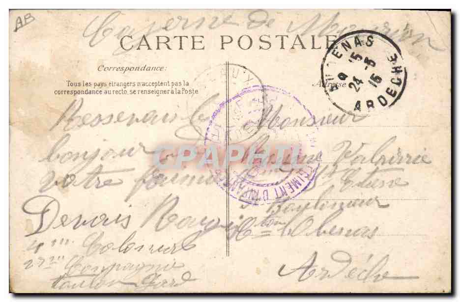 CPA Jeanne d'Arc Orleans Les Fetes du 8 Mai Honneur a Jeanne d'Arc par l'armee Presentation et salut des drapeaux du 5eme corps d'armee Militaria  — Rückseite