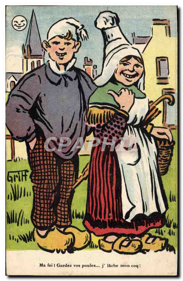 CPA Fantaisie Illustrateur Griff 