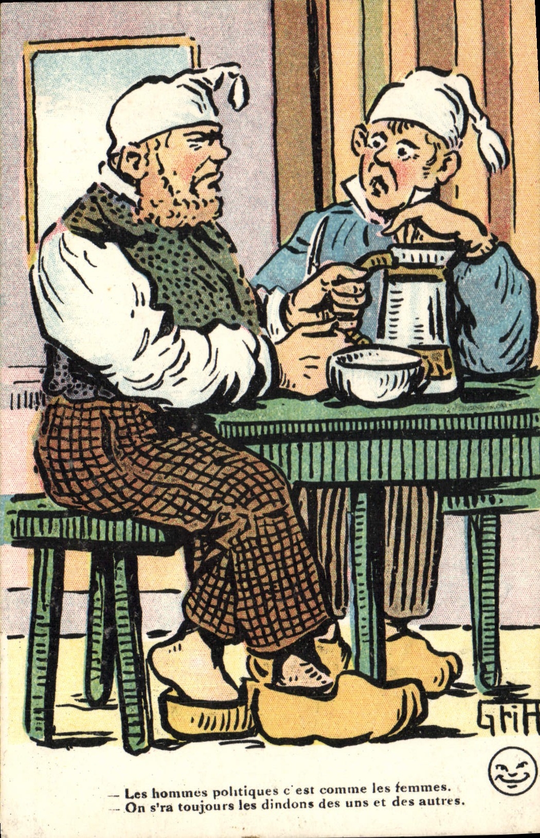 CPA Fantaisie Illustrateur Griff 
