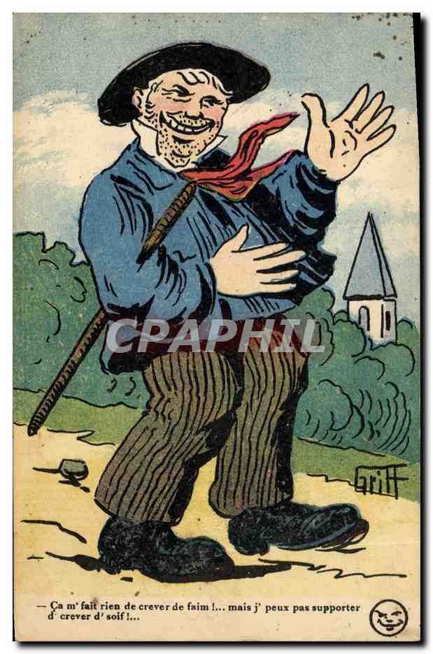 CPA Fantaisie Illustrateur Griff 
