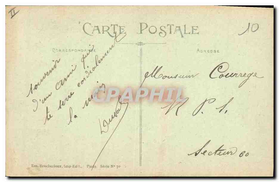 CPA Fantaisie Illustrateur Griff  — Rückseite