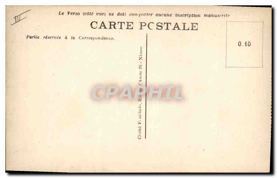 CPA Corrida Course de taureaux Une pique longue  — Rückseite