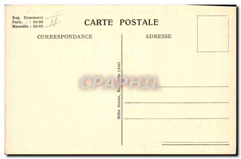 CPA Bateau Paquebot SGTM Plata Ligne rapide Marseille DAkar Bresil Plata  — Verso