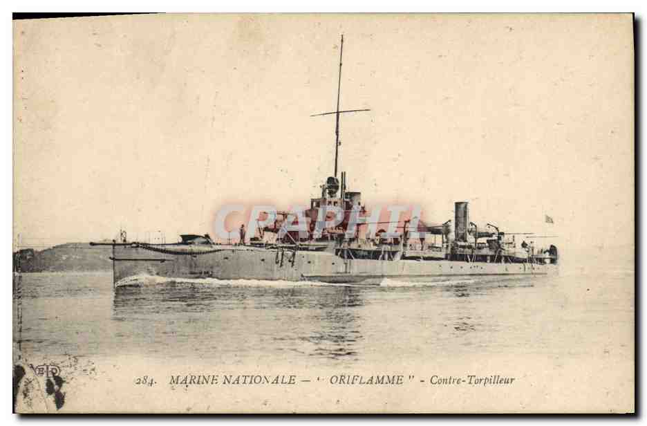 Marine Nationale — 'Oriflamme' — Contre-Torpilleur — n°284