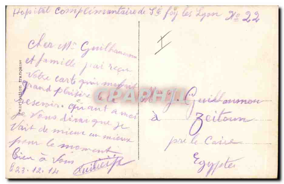 CPA Fantaisie Bonhomme de neige Enfant Soldat Militaria Alsace  — Rückseite